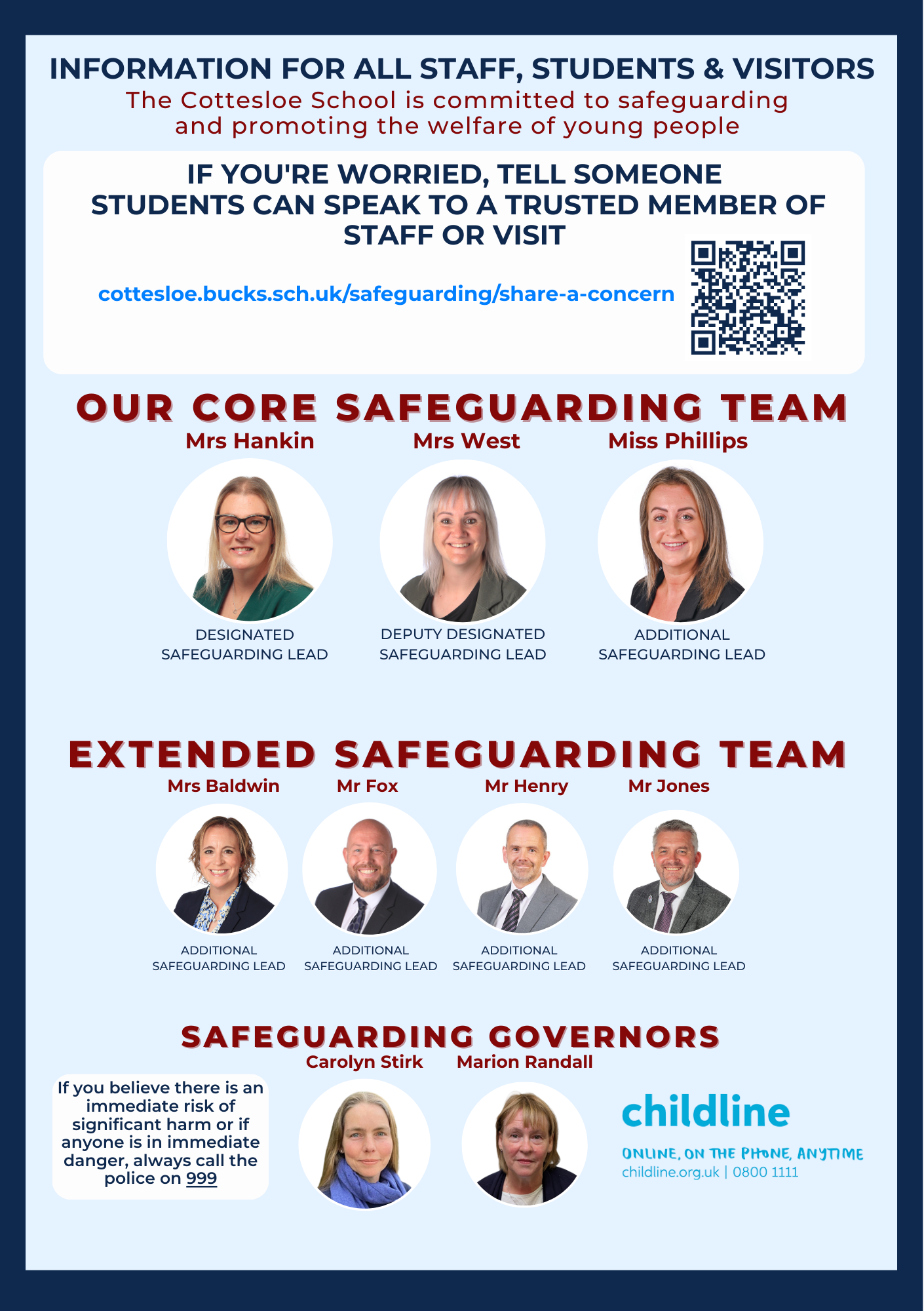 Meet the Safeguarding Team Meet the Safeguarding Team