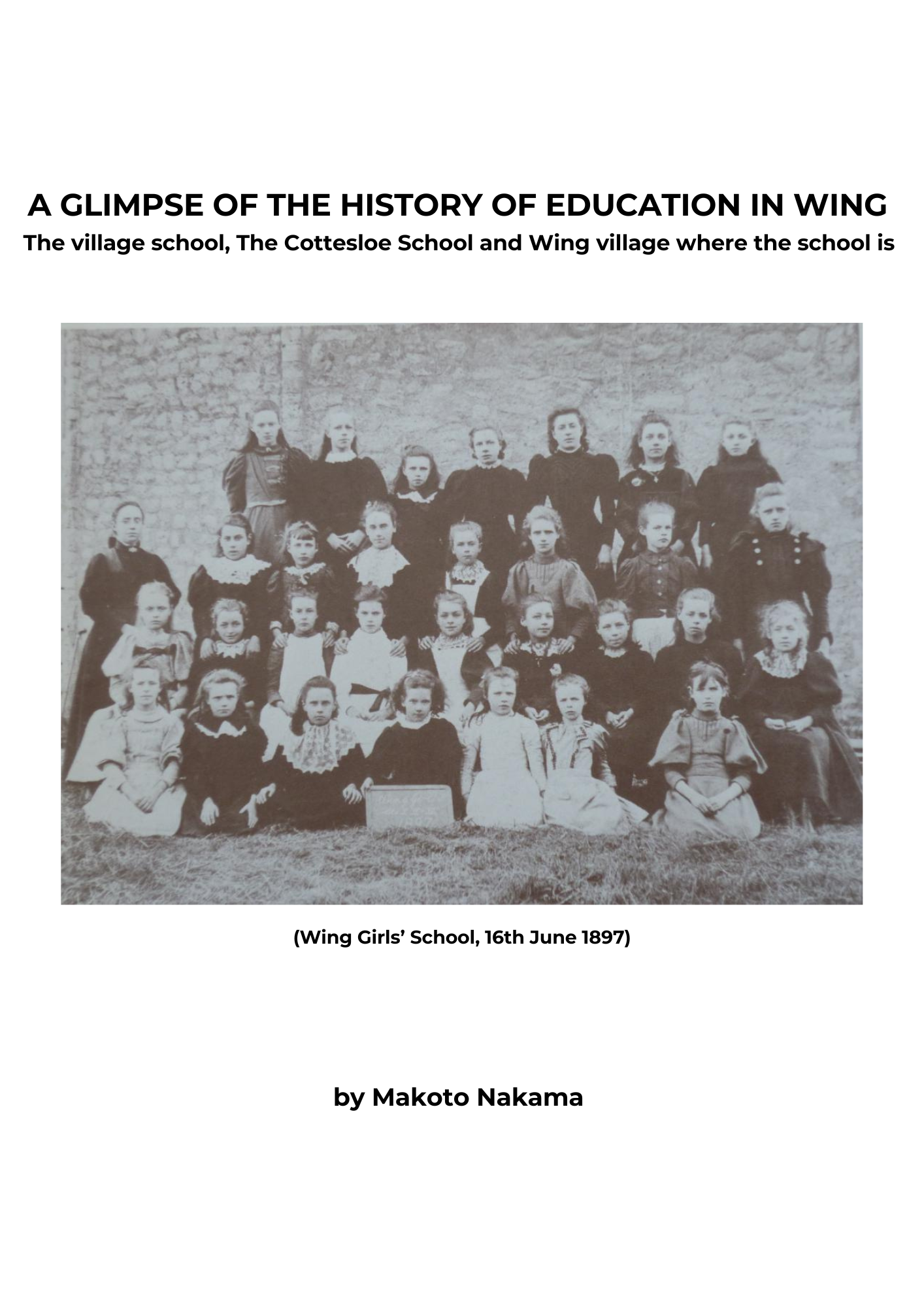 History of Wing Book Cover