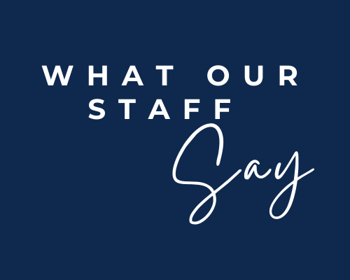 What our staff say image