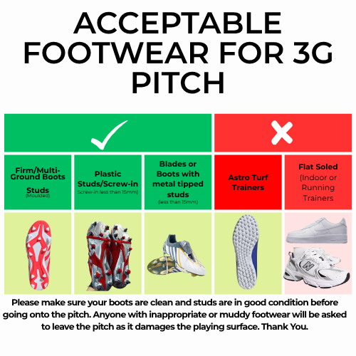 Acceptable 3G Pitch Boots Acceptable 3G Pitch Boots