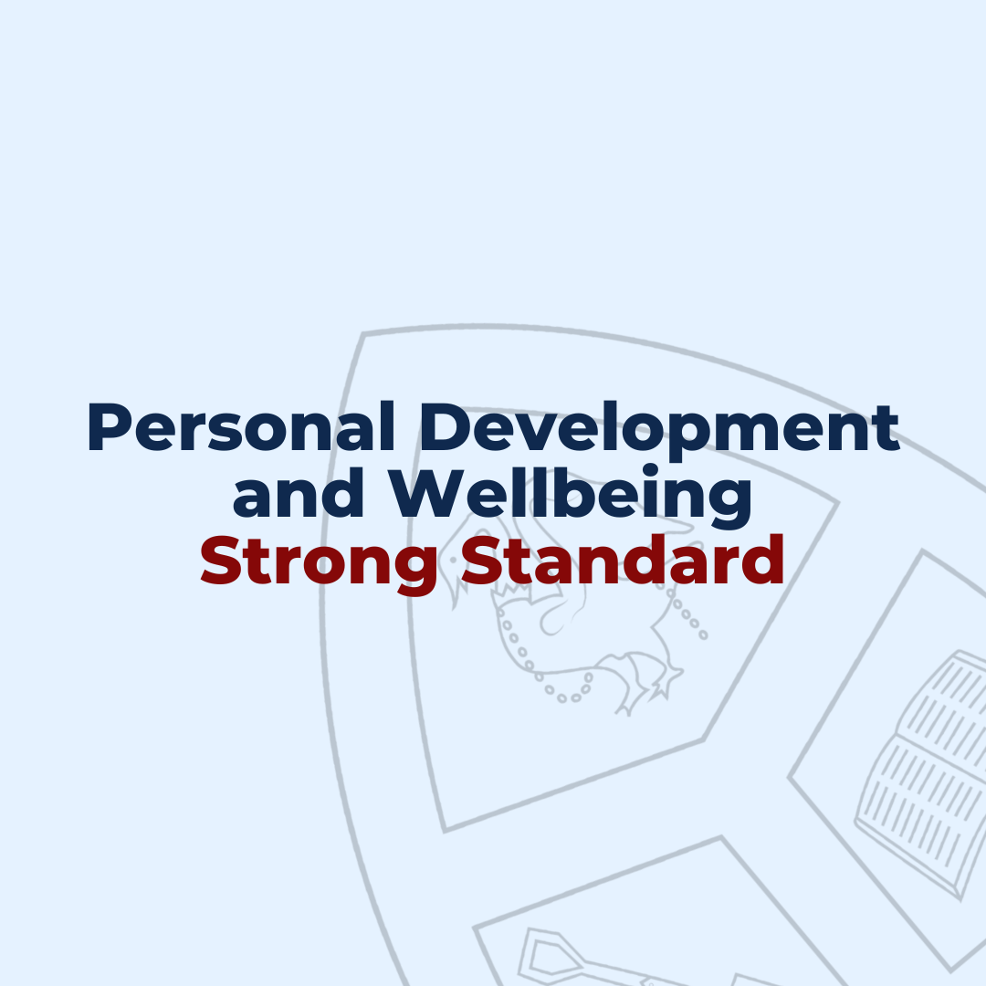 Personal Development and Wellbeing Strong Standard Personal Development and Wellbeing Strong Standard